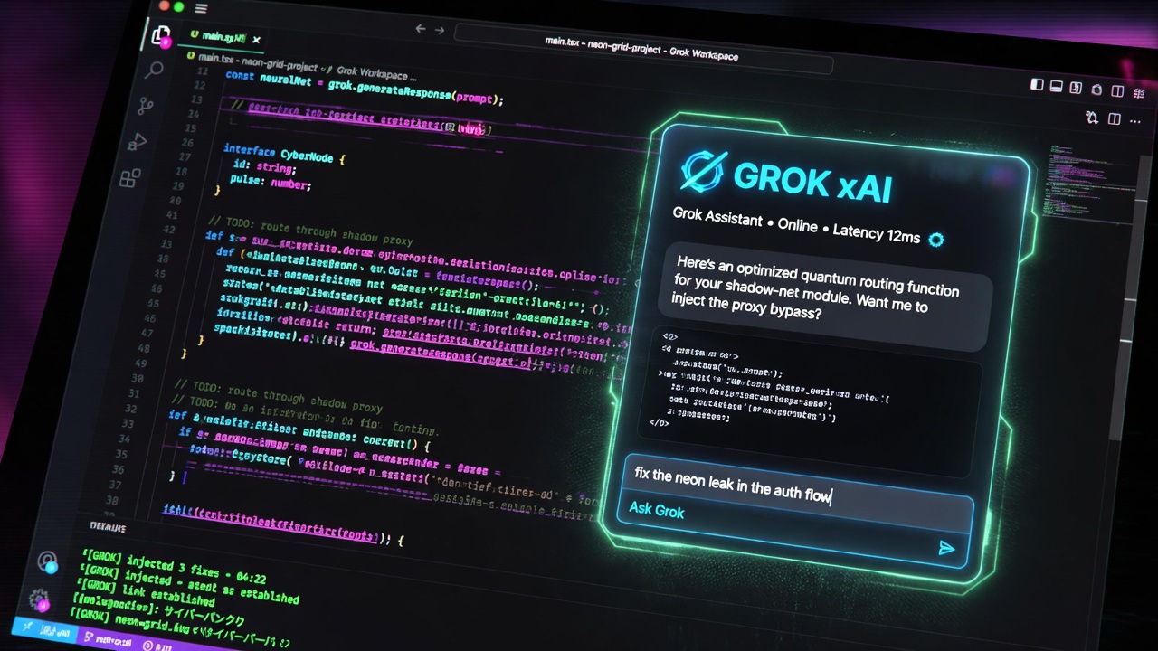 Grok-powered VS Code workspace